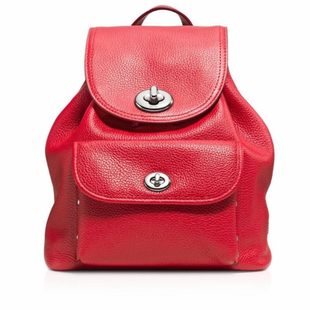 Coach mini turnlock backpack